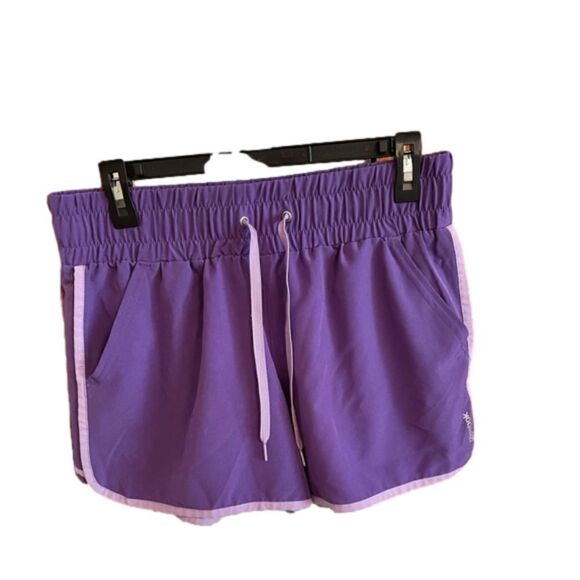 Reebok purple athletic shorts size L - Picture 1 of 5